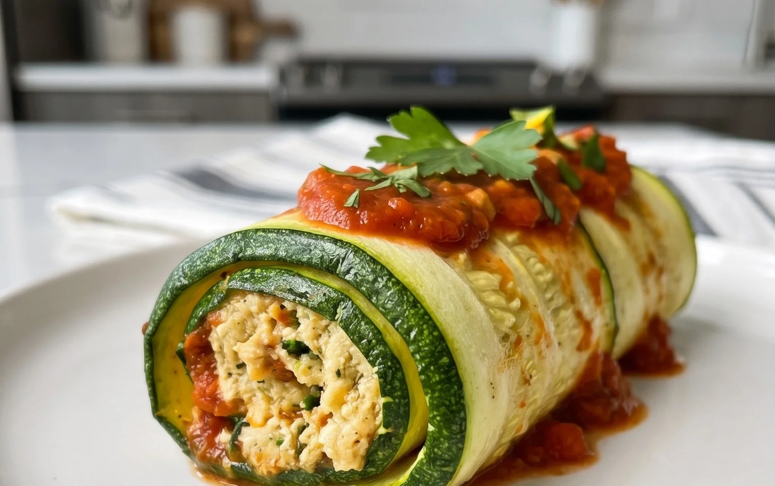 Vegan Zucchini Rollatini