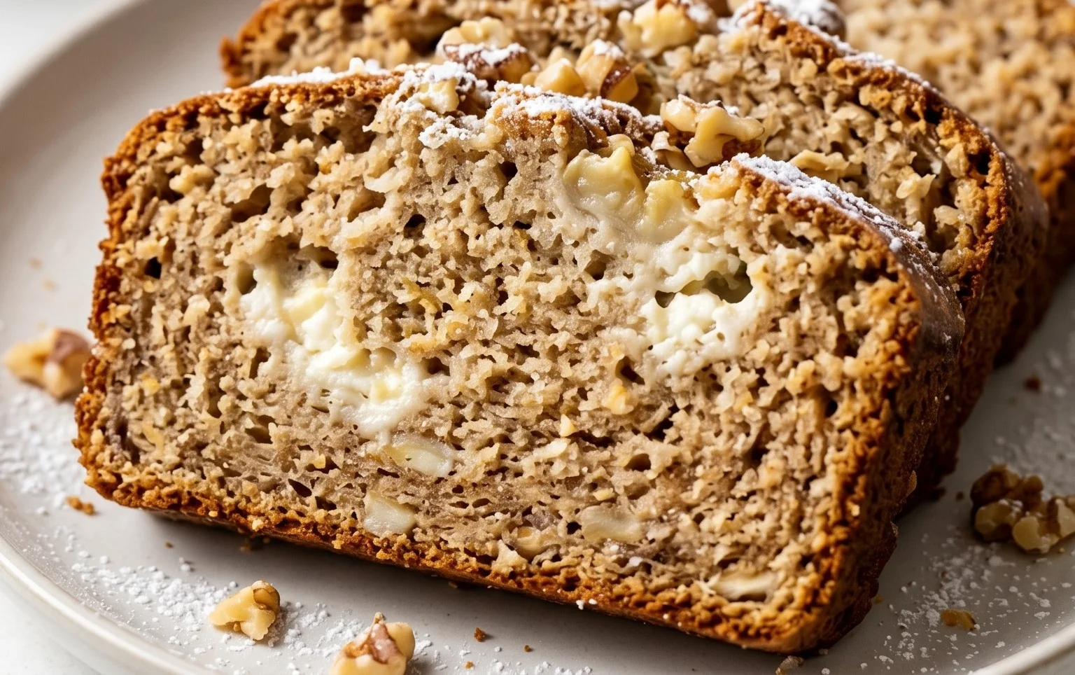 Cottage Cheese Banana Bread