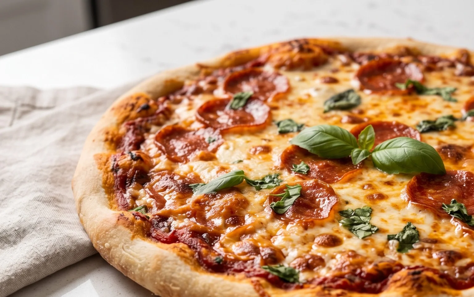 An excellent No Yeast Pizza Dough - quick easy homemade pizza!