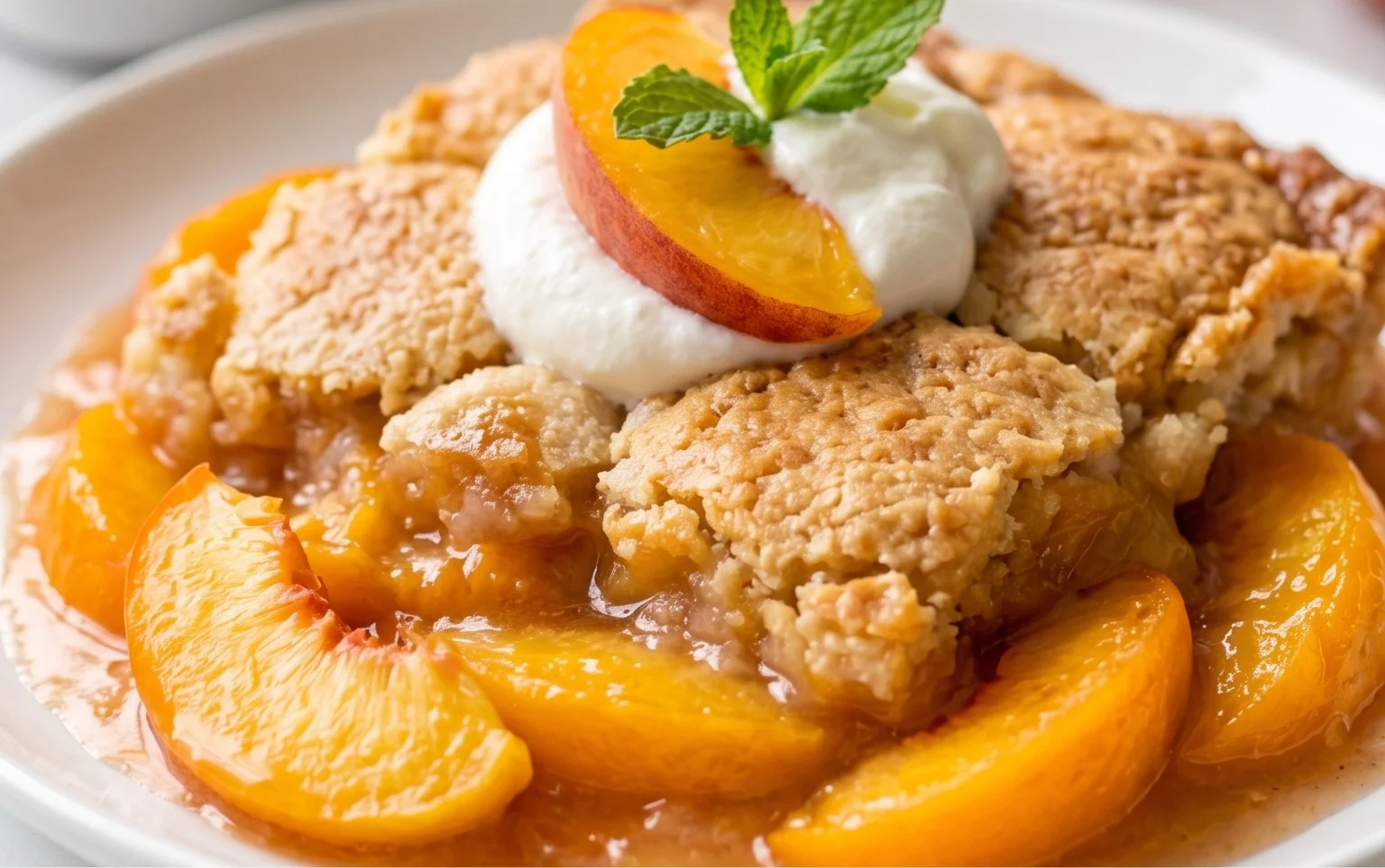 Fresh Peach Cobbler