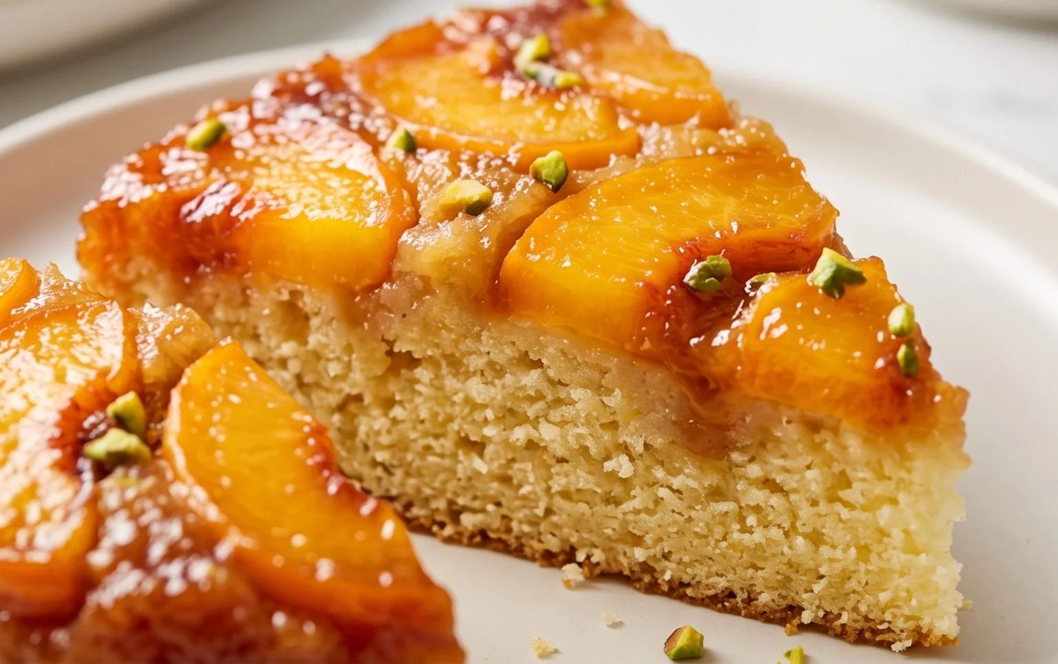 Peach Upside-Down Cake Recipe