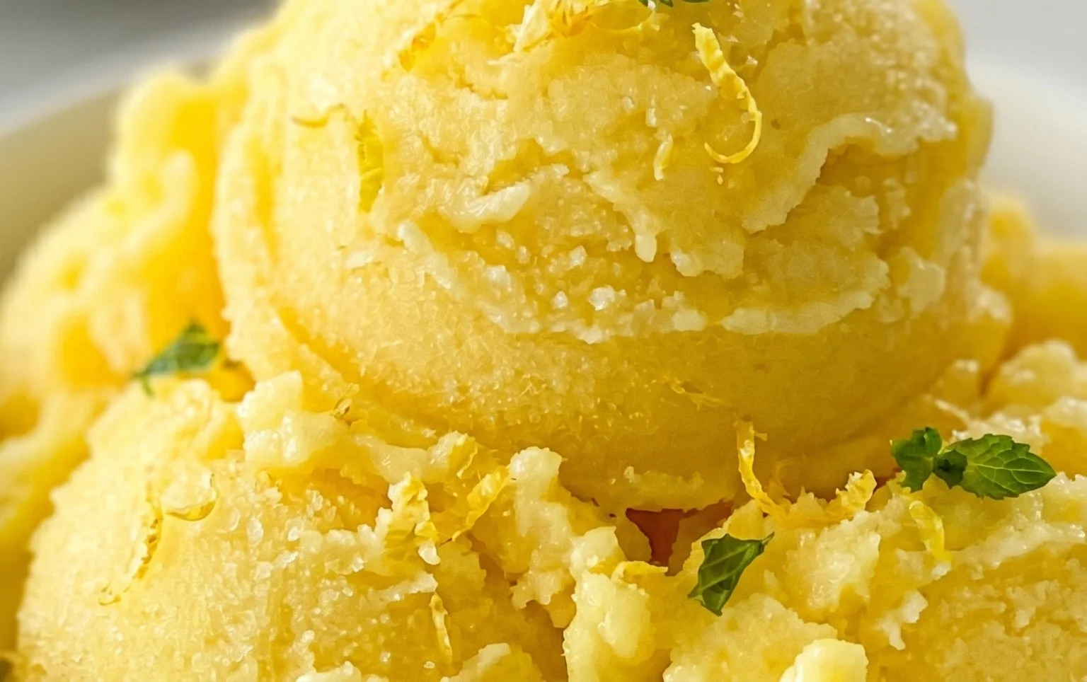 Lemon Sorbet