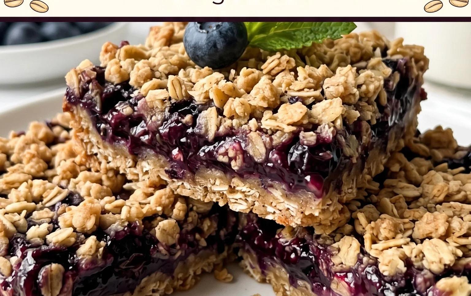 Blueberry Oatmeal Bars