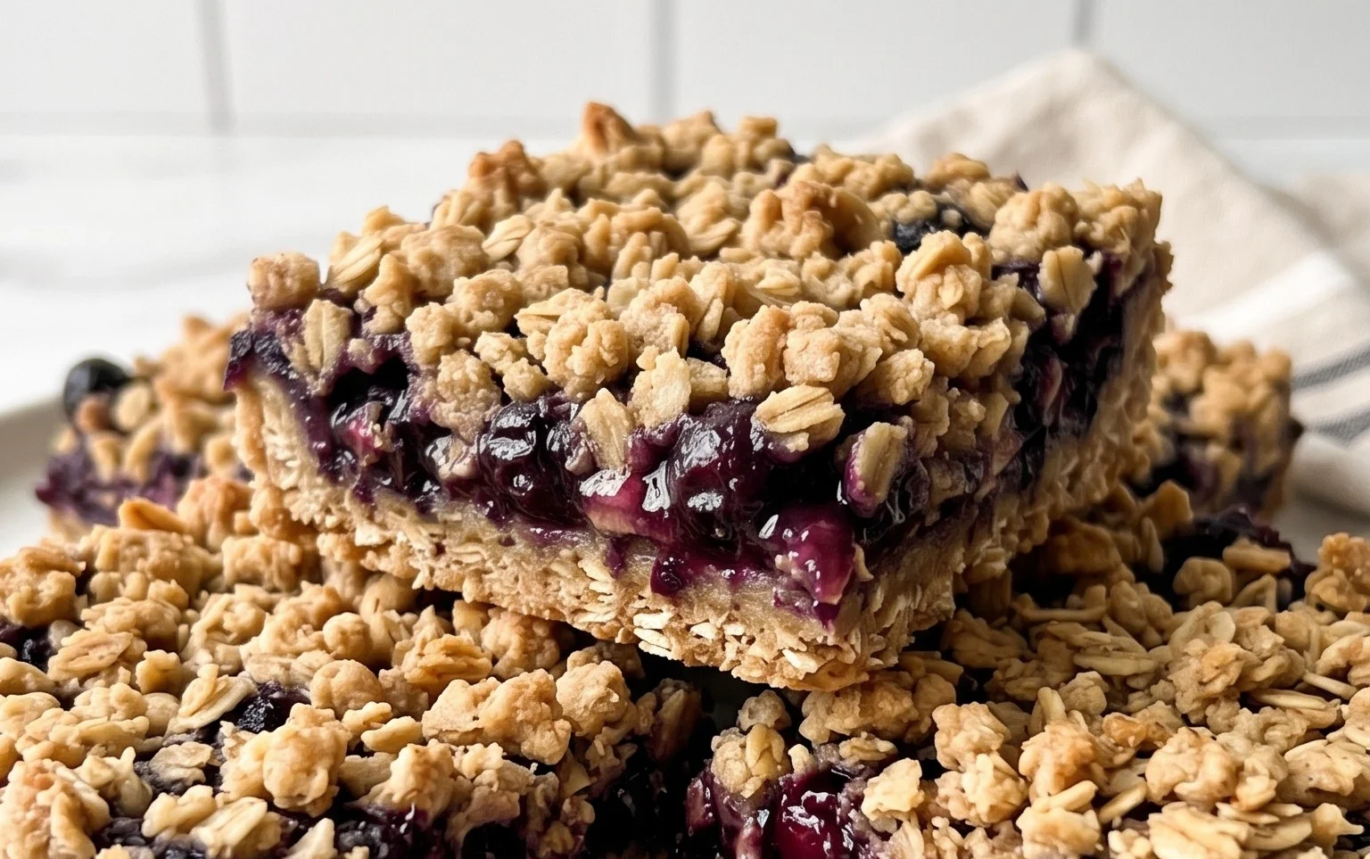 Blueberry Oatmeal Bars