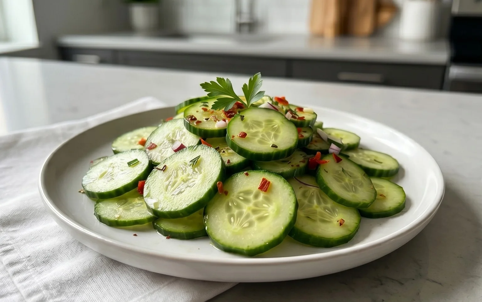 Polish Cucumber Salad