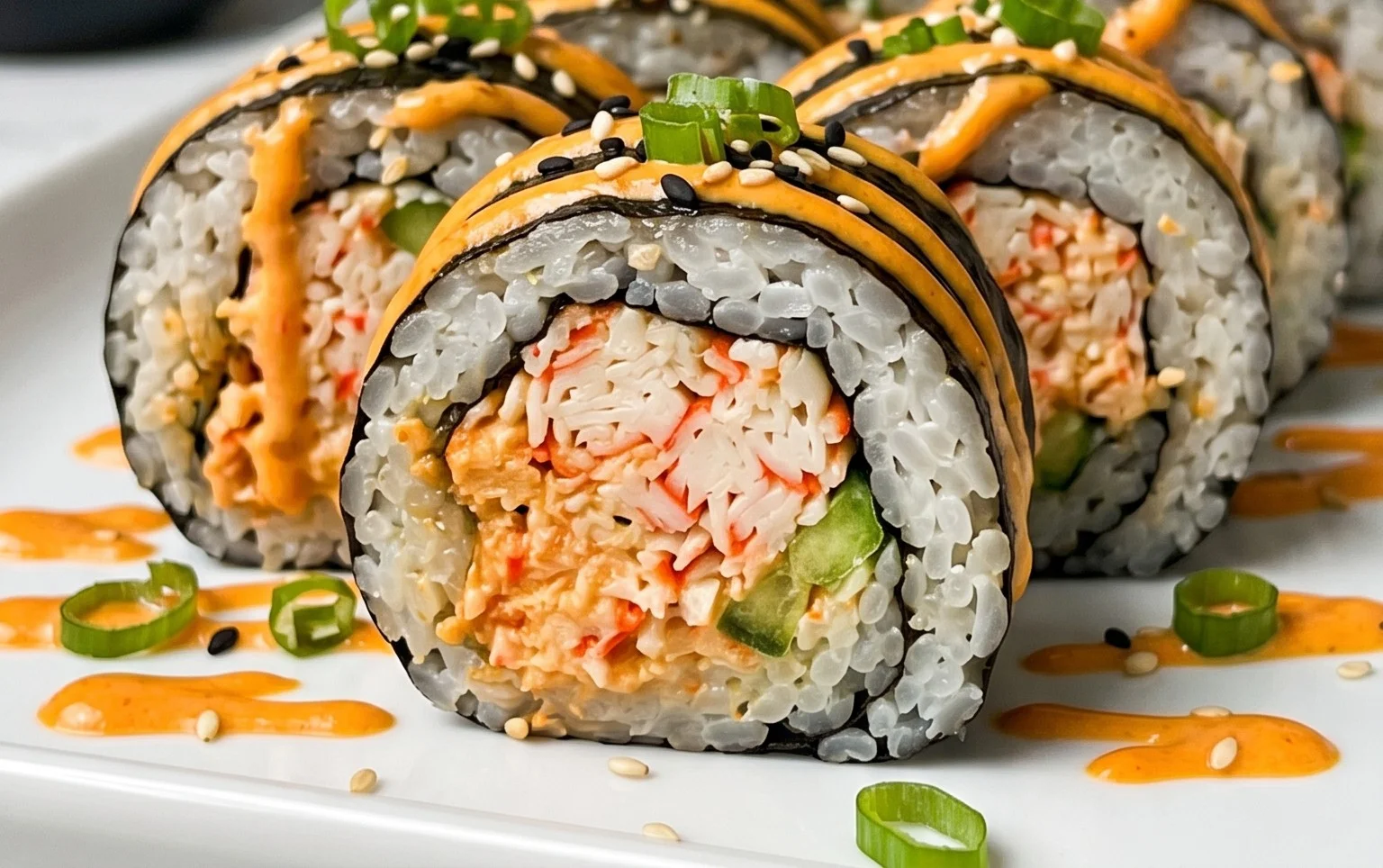 Kani Sushi (Spicy Crab Roll)