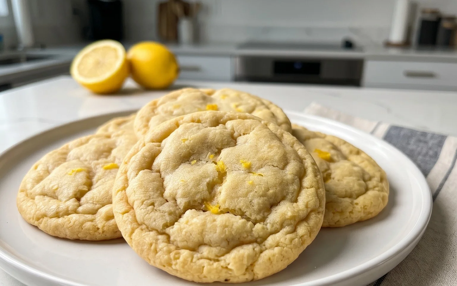 Soft & Chewy Lemon Cookies
