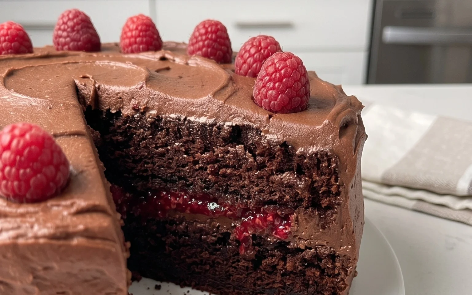 Chocolate Raspberry Cake