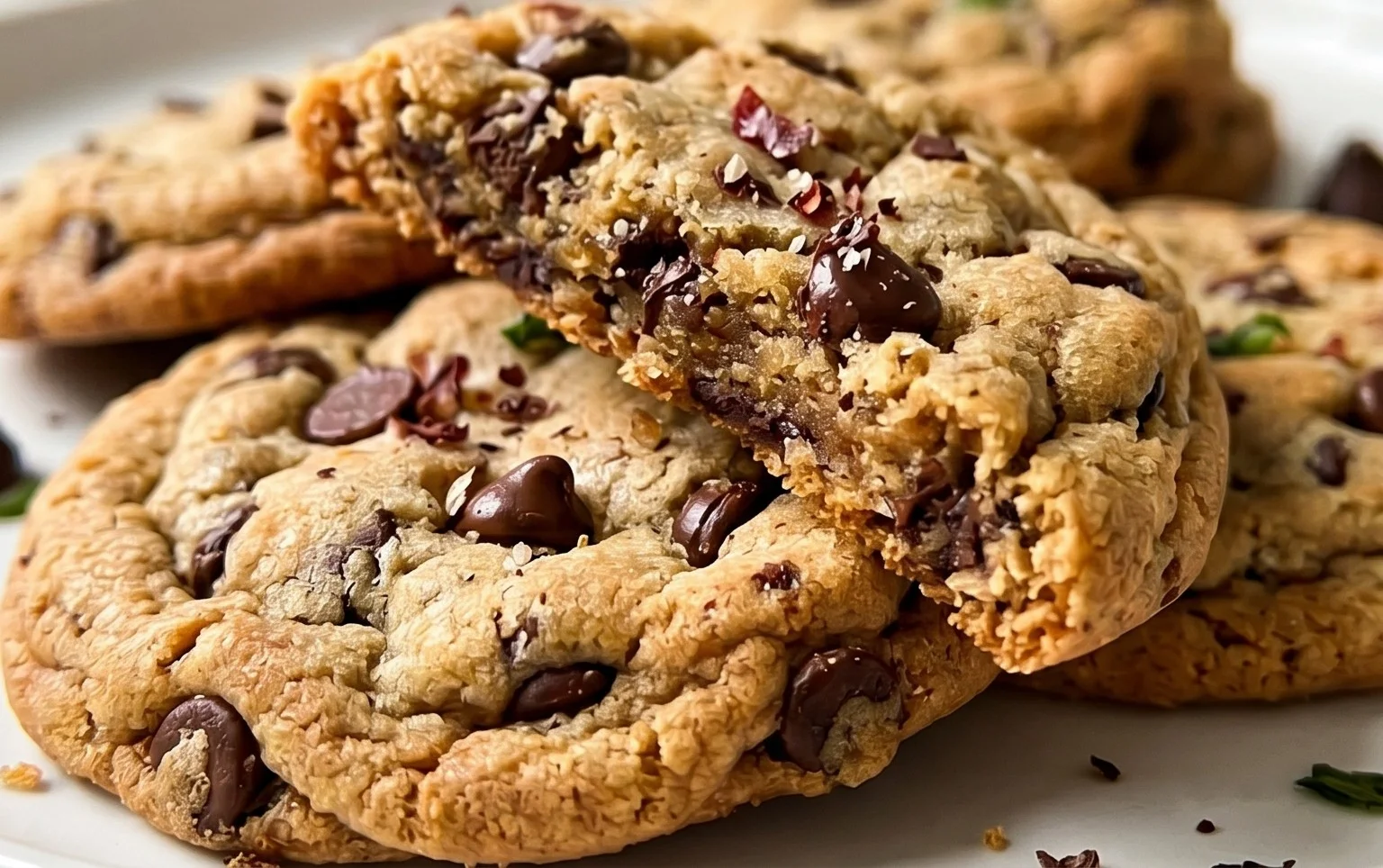 Crispy and Chewy Chocolate Chip Cookies