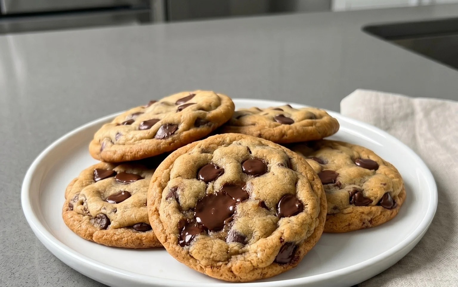 The Best Soft Chocolate Chip Cookies