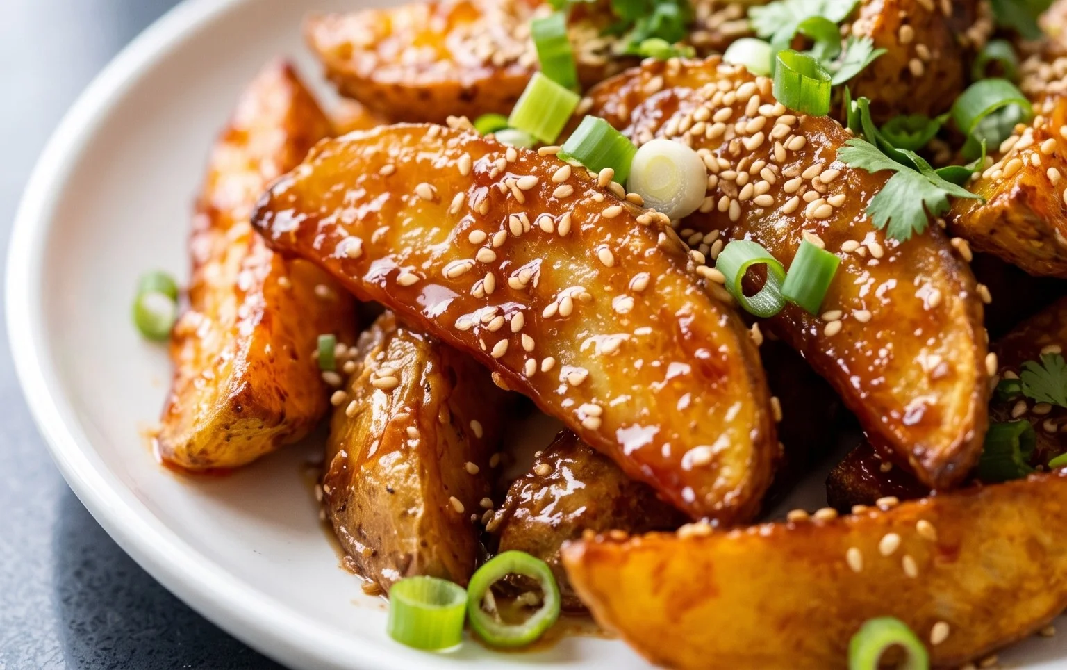 Crispy Honey Chilli Potatoes