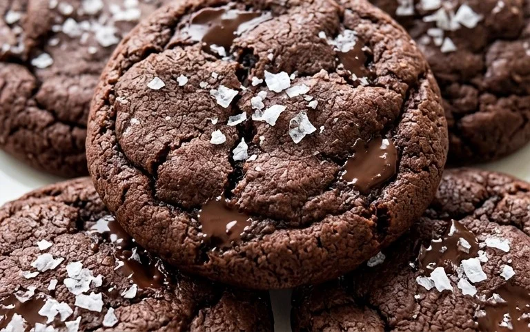 Salted Brownie Cookies