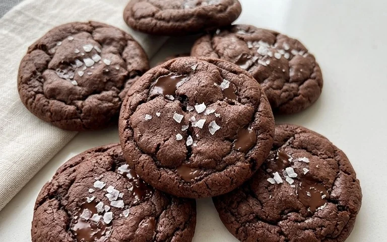 Salted Brownie Cookies