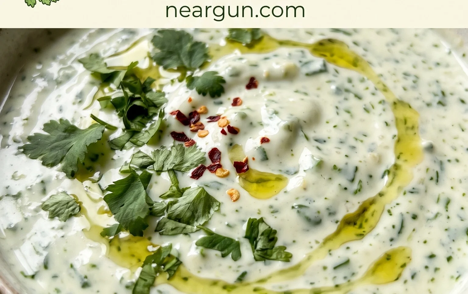 Creamy Garlic Lime Cilantro Sauce