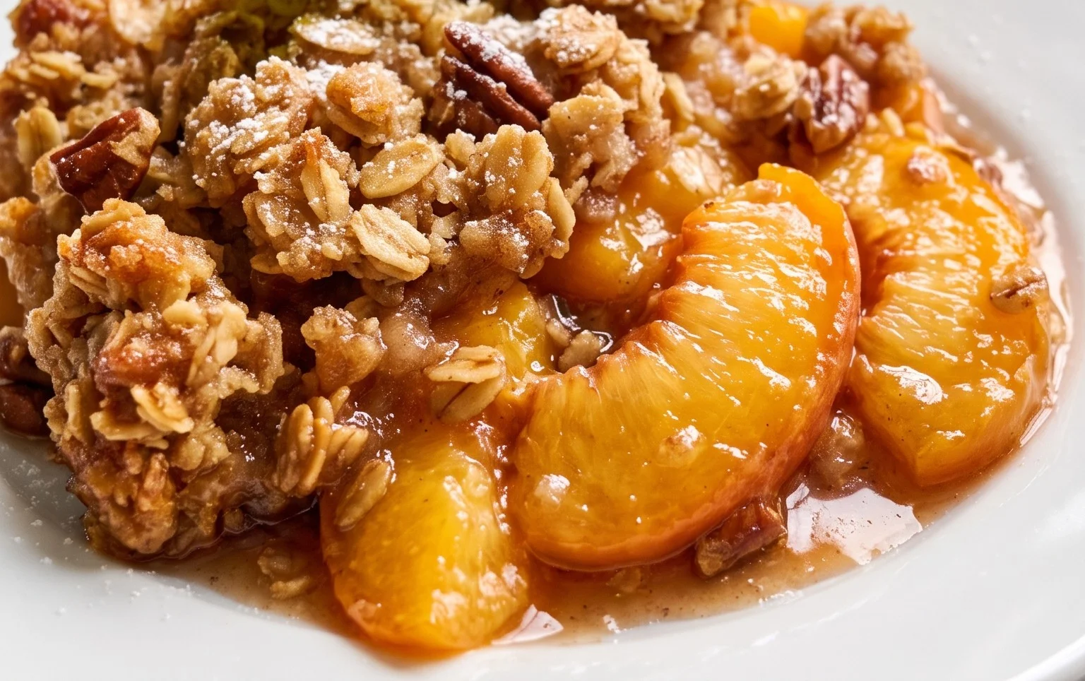 Fresh Peach Crisp Recipe