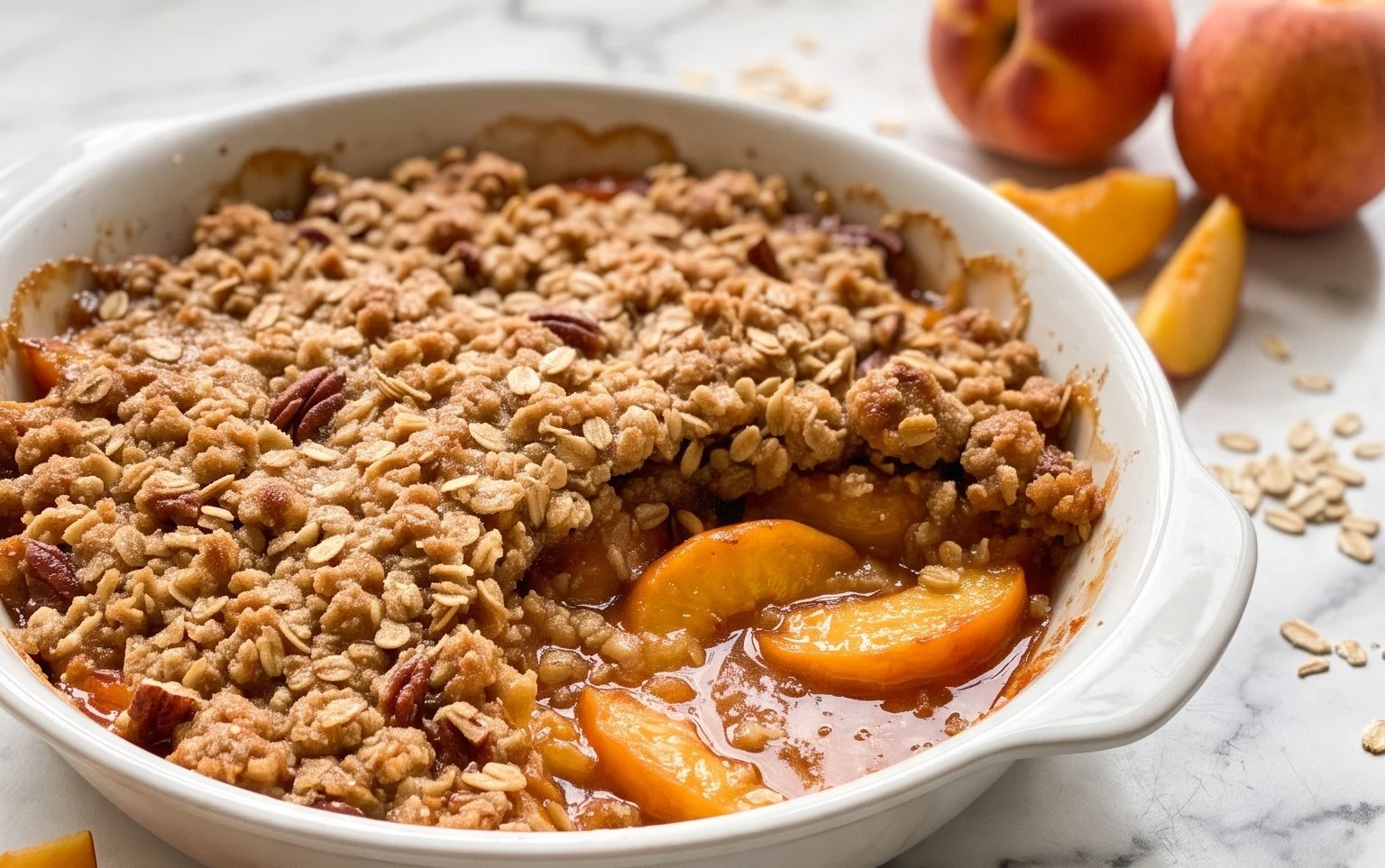 Fresh Peach Crisp Recipe
