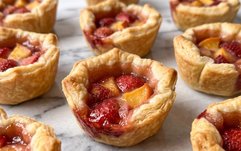 Strawberry Peach Pie Bites