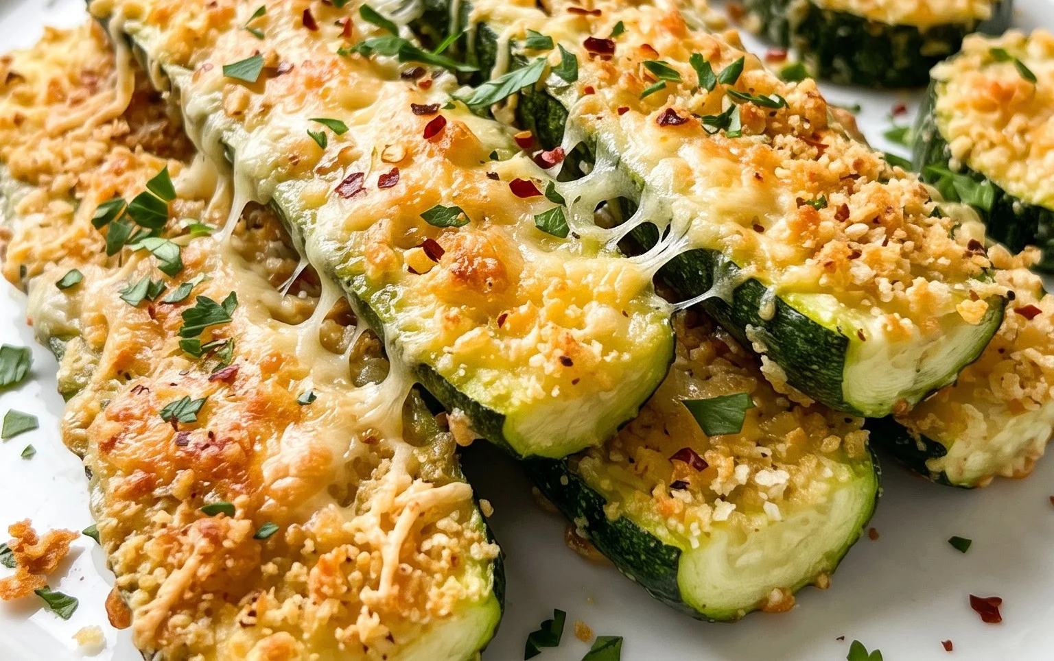 Baked Parmesan Zucchini