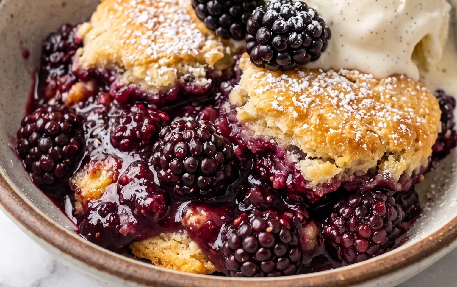 The Pioneer Women's Blackberry Cobbler
