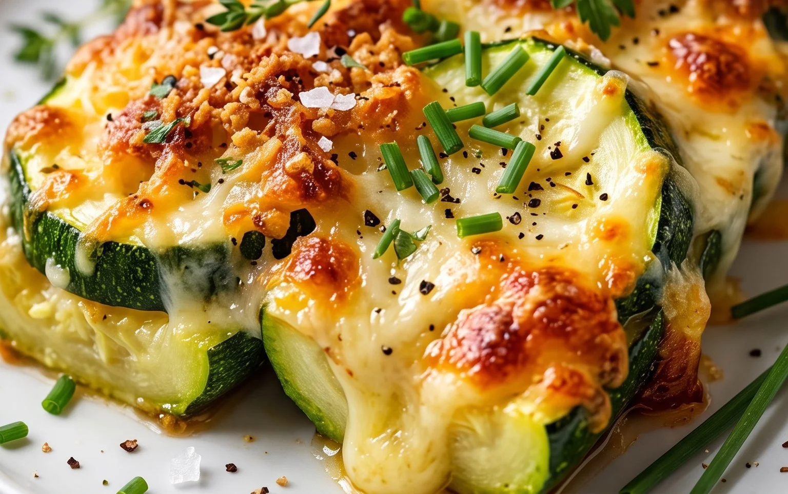 Baked Zucchini and Cheese