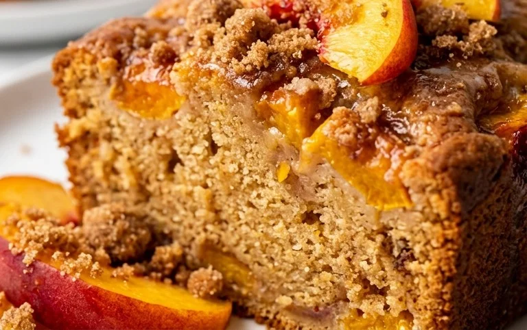 Peach Cobbler Pound Cake