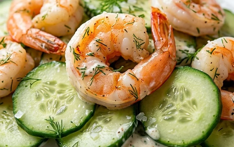 Cucumber Shrimp Salad