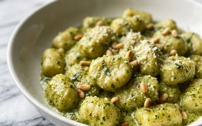 Creamy Pesto Gnocchi
