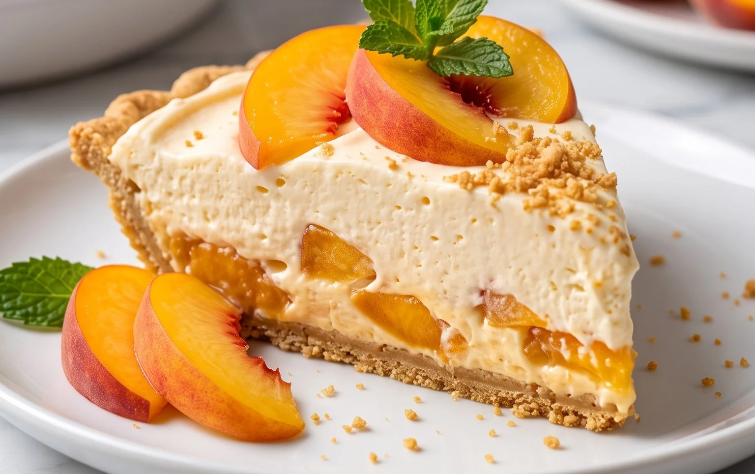 Peach Chiffon Pie