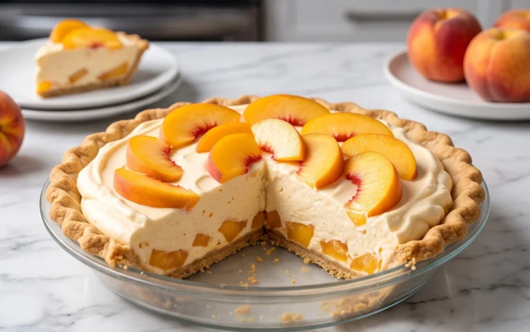Peach Chiffon Pie