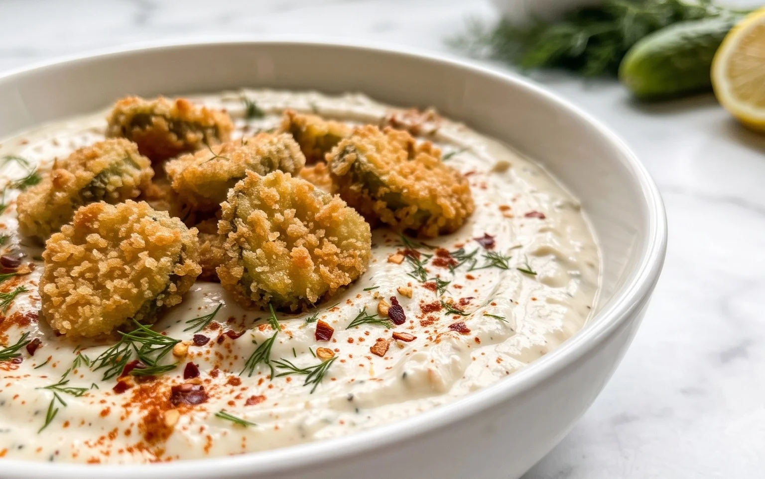 Easy Fried Pickle Dip (Dairy-Free Option)