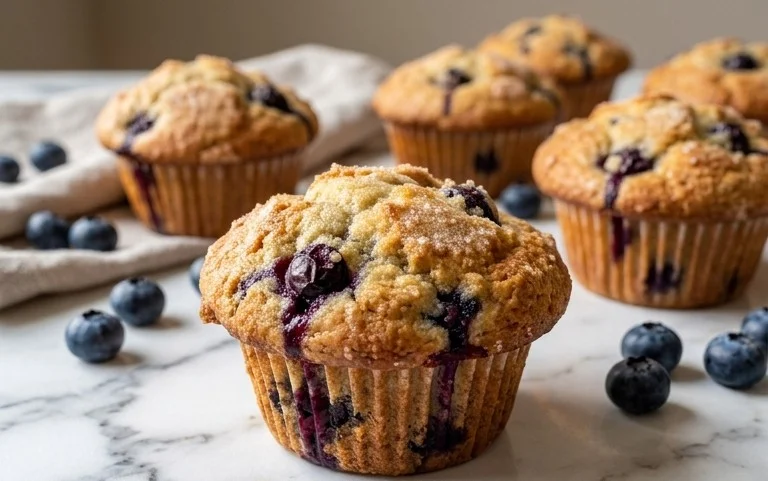 Homemade Blueberry Muffins