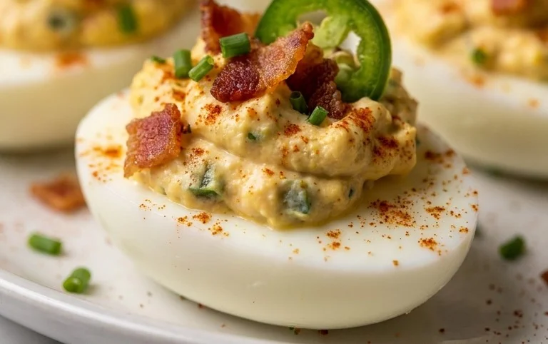Jalapeno Popper Deviled Eggs