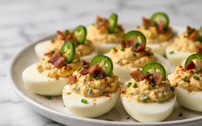 Jalapeno Popper Deviled Eggs