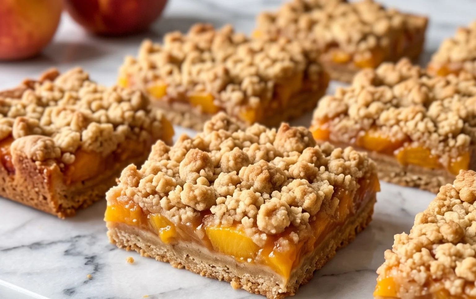 Fresh Peach Crum extractb Bars