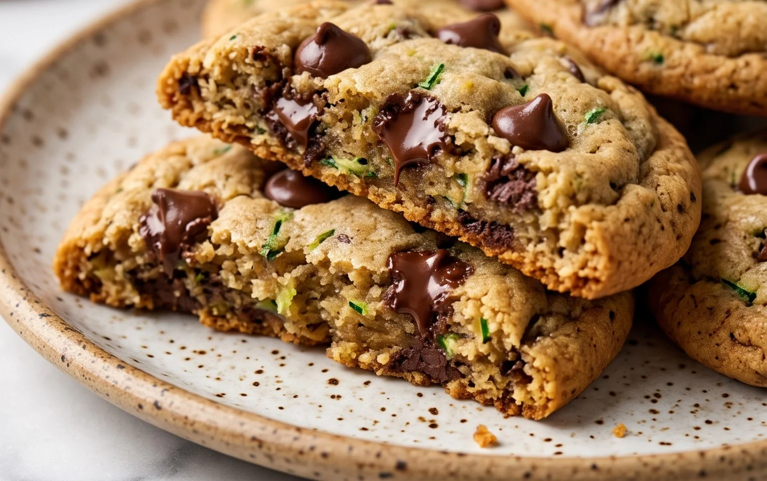 Zucchini Chocolate Chip Cookies