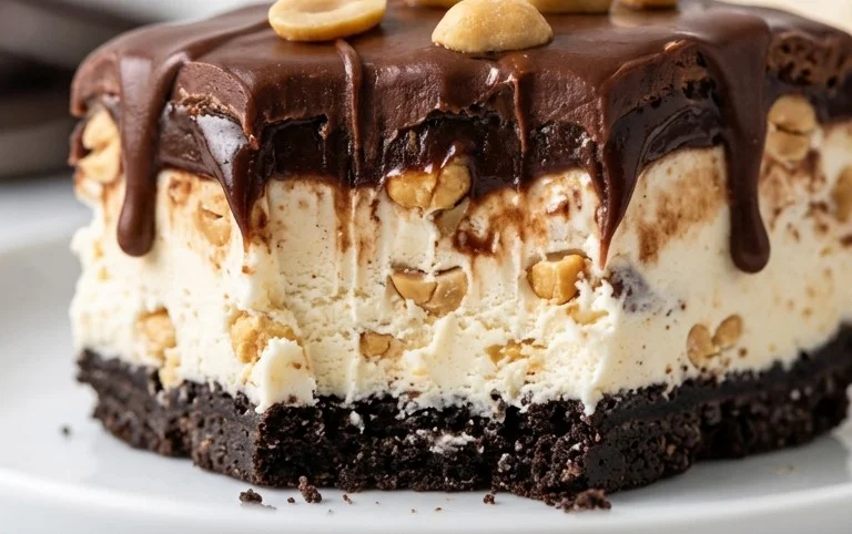 Buster Bar Ice Cream Cake