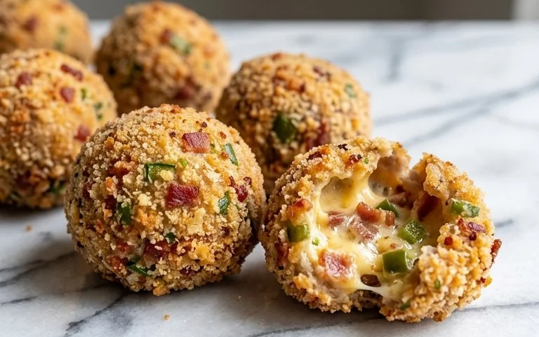 Beef Bacon Jalapeño Popper Cheese Balls
