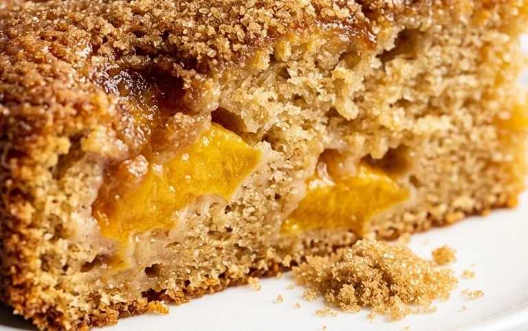 Brown Sugar Peach Cake