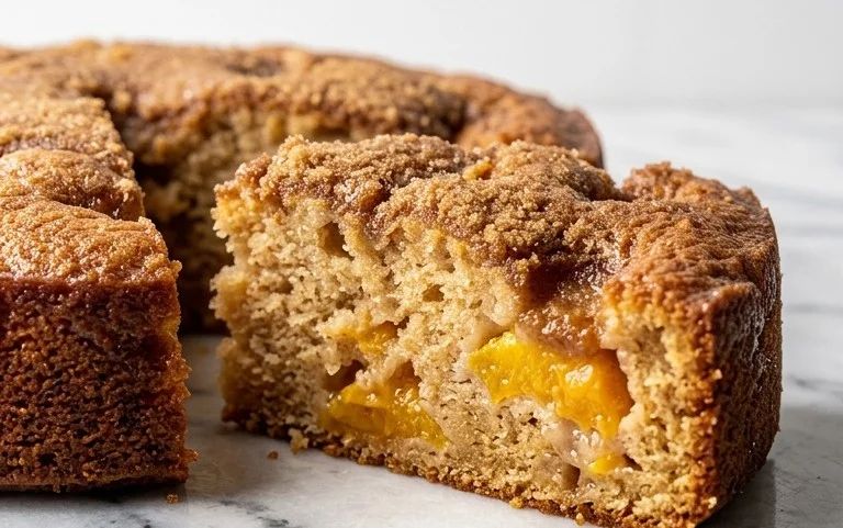 Brown Sugar Peach Cake