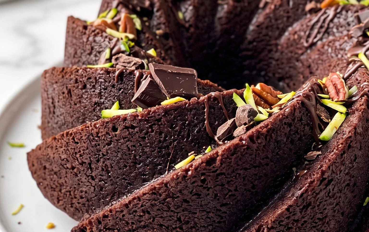 Chocolate Zucchini Bundt Cake 