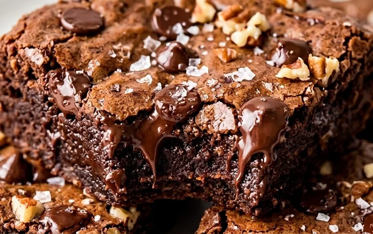 Flourless Chickpea Brownies (Vegan & Gluten Free)