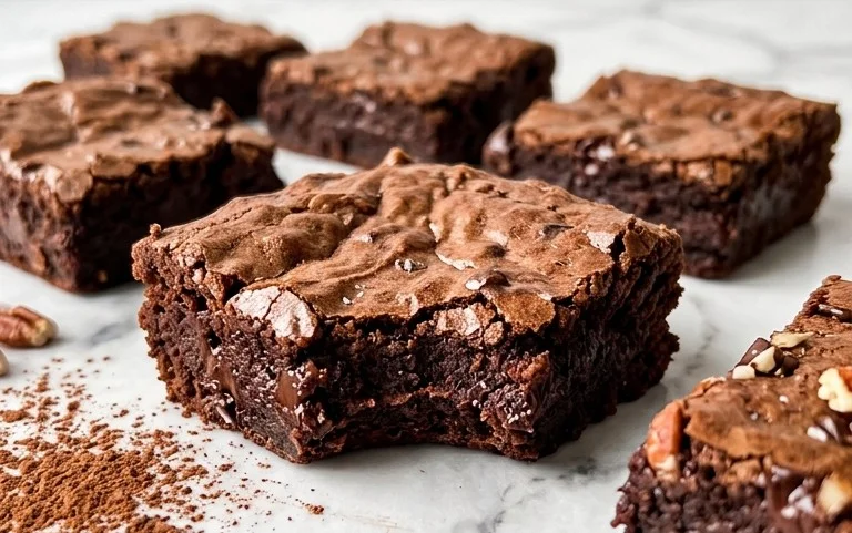 Flourless Chickpea Brownies (Vegan & Gluten Free)