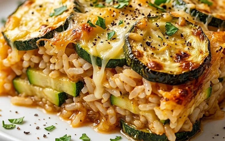 Julia Child's Zucchini and Rice Gratin (Tian de Courgettes au Riz)