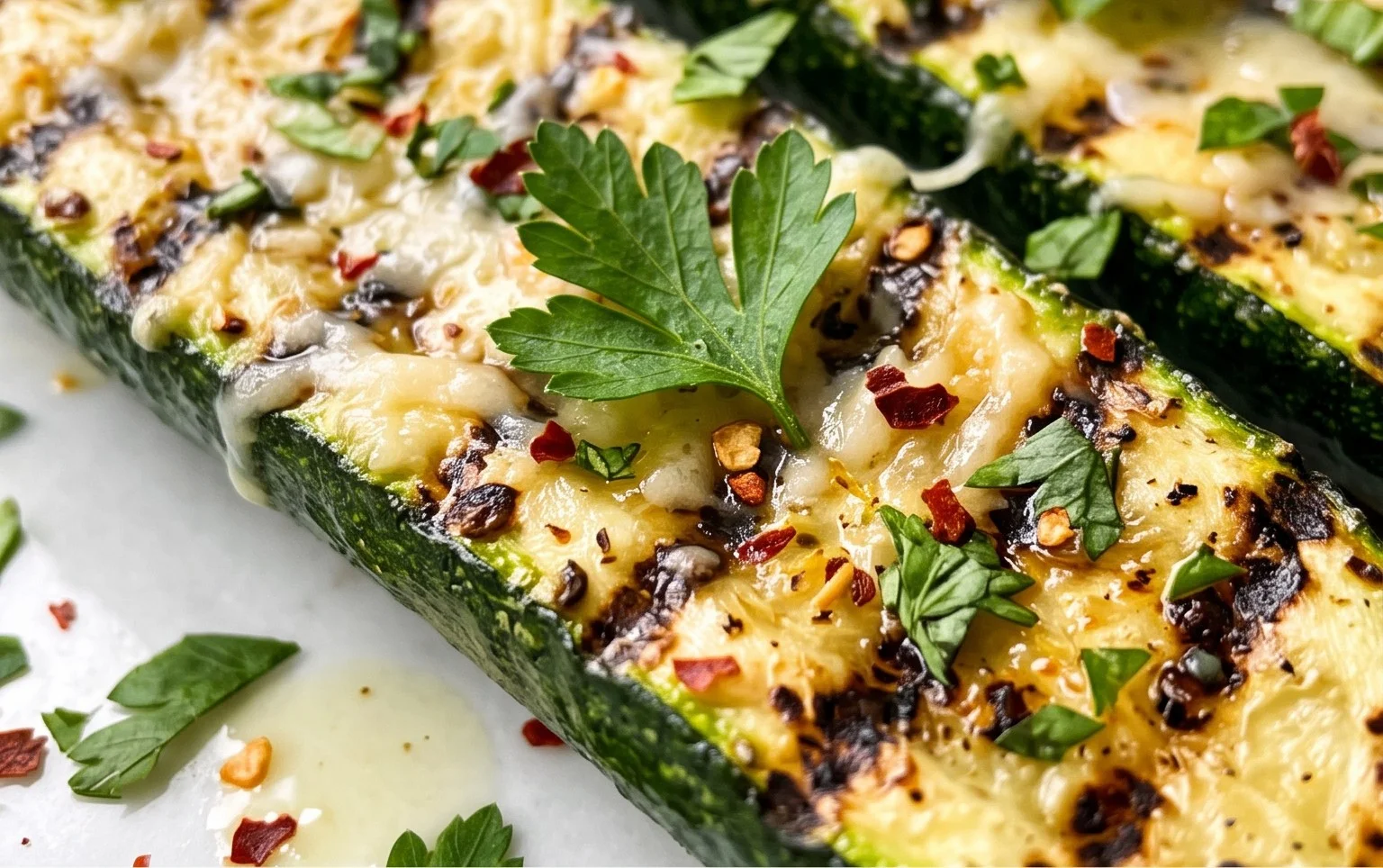 Grilled Zucchini with Parmesan