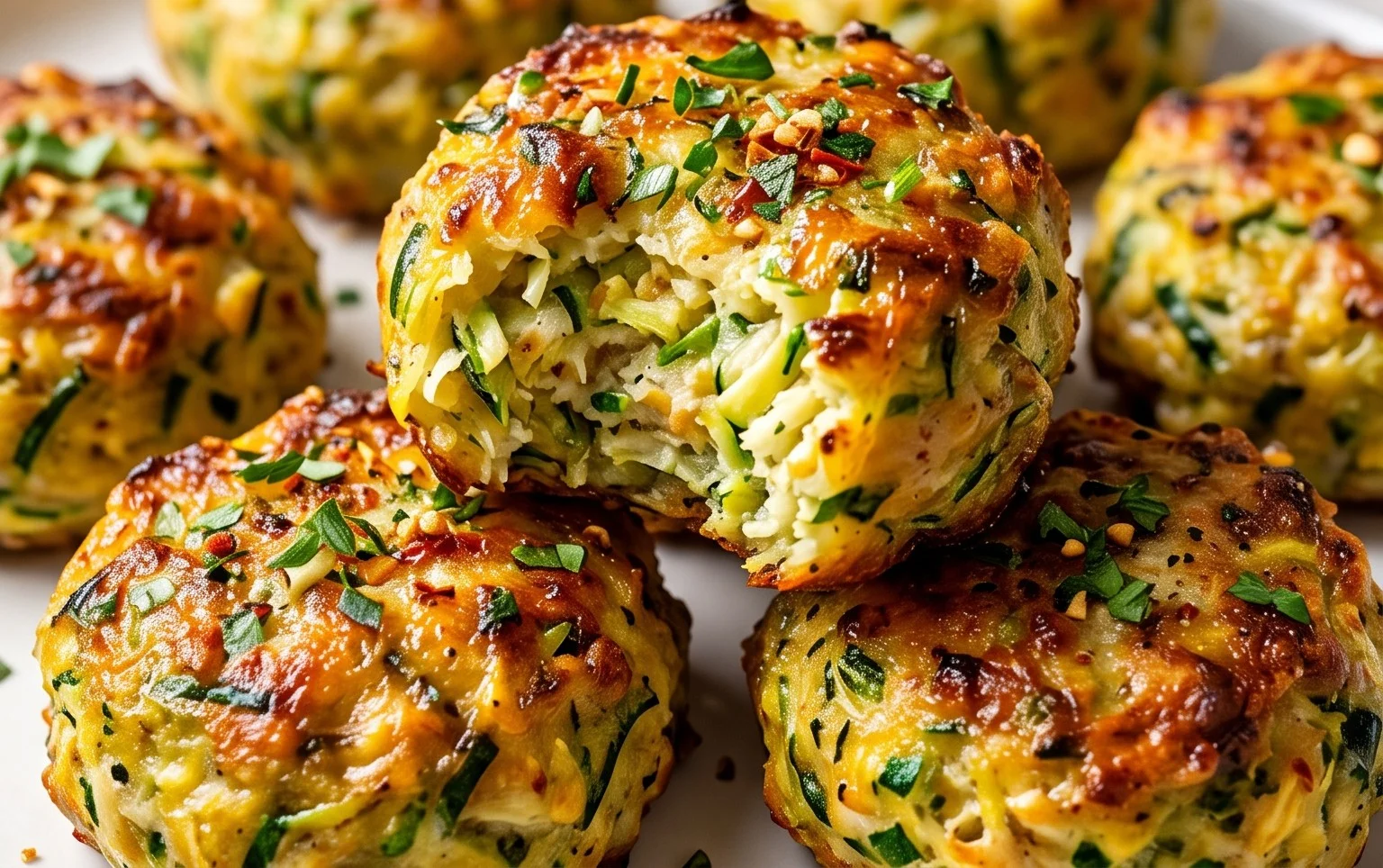 Zucchini Garlic Bites
