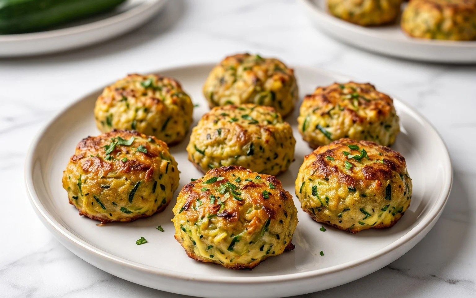Zucchini Garlic Bites
